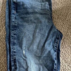 Kendell & Kylie Jeans kontour high rise womens sz 11/30 worn look with rips